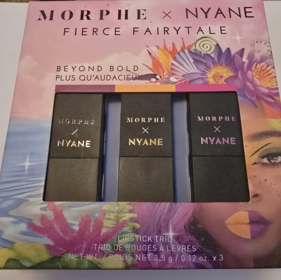 Morphe x Nyane Fierce Fairytale Beyond Bold Pout Clout Lipstick Trio - Picture 1 of 3